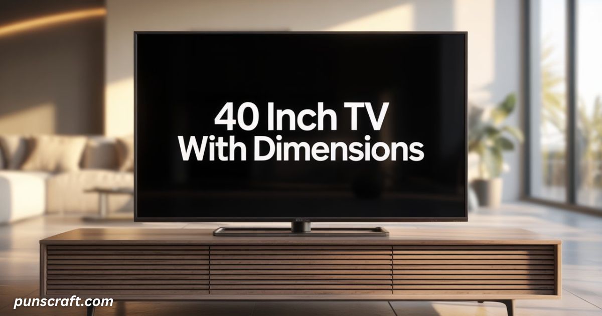 How Wide is a 40-Inch TV: Complete Dimensions Guide (2025)